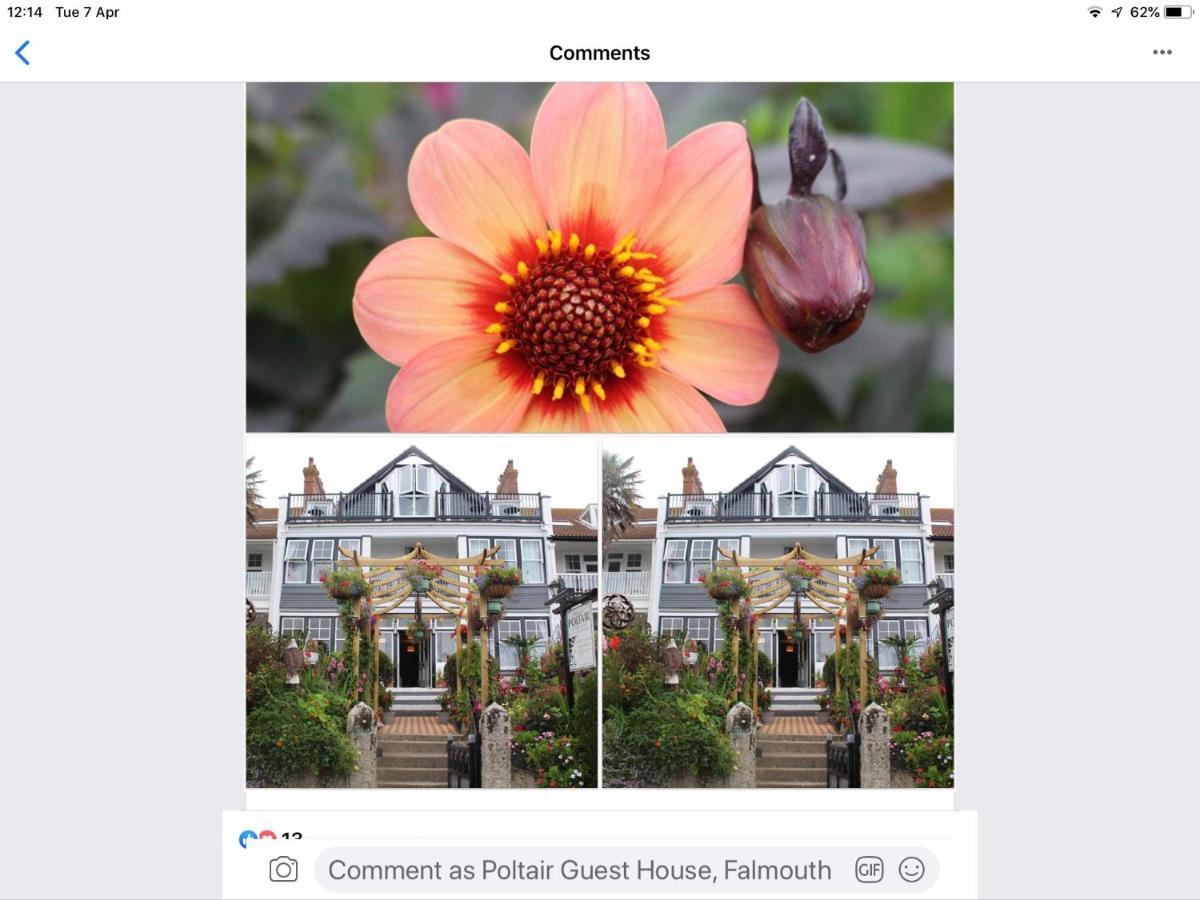Poltair Guest House Falmouth Eksteriør billede